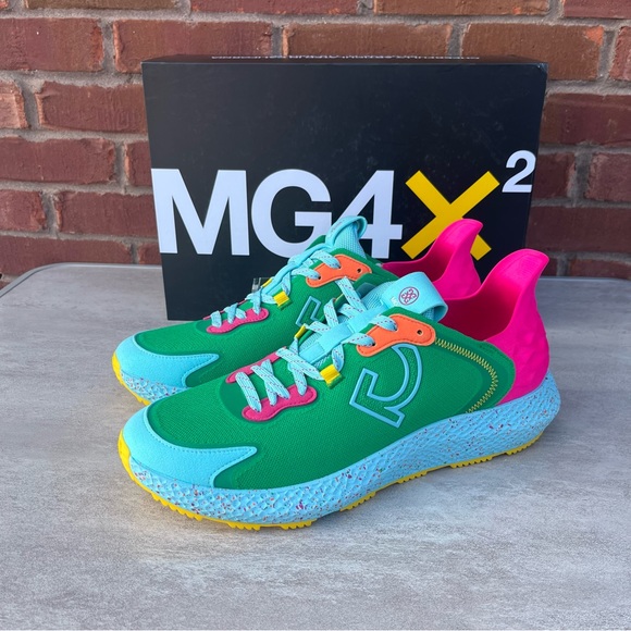 NWT Men’s G/Fore MG4X2 Golf Cross Trainer Muti-Colored Golf Shoes G4MF22EF40 - Picture 2 of 10